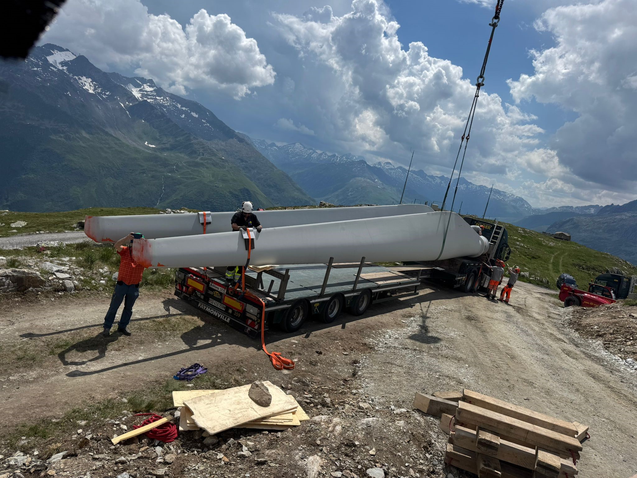 Gotthard – Demontage einer Enercon E44