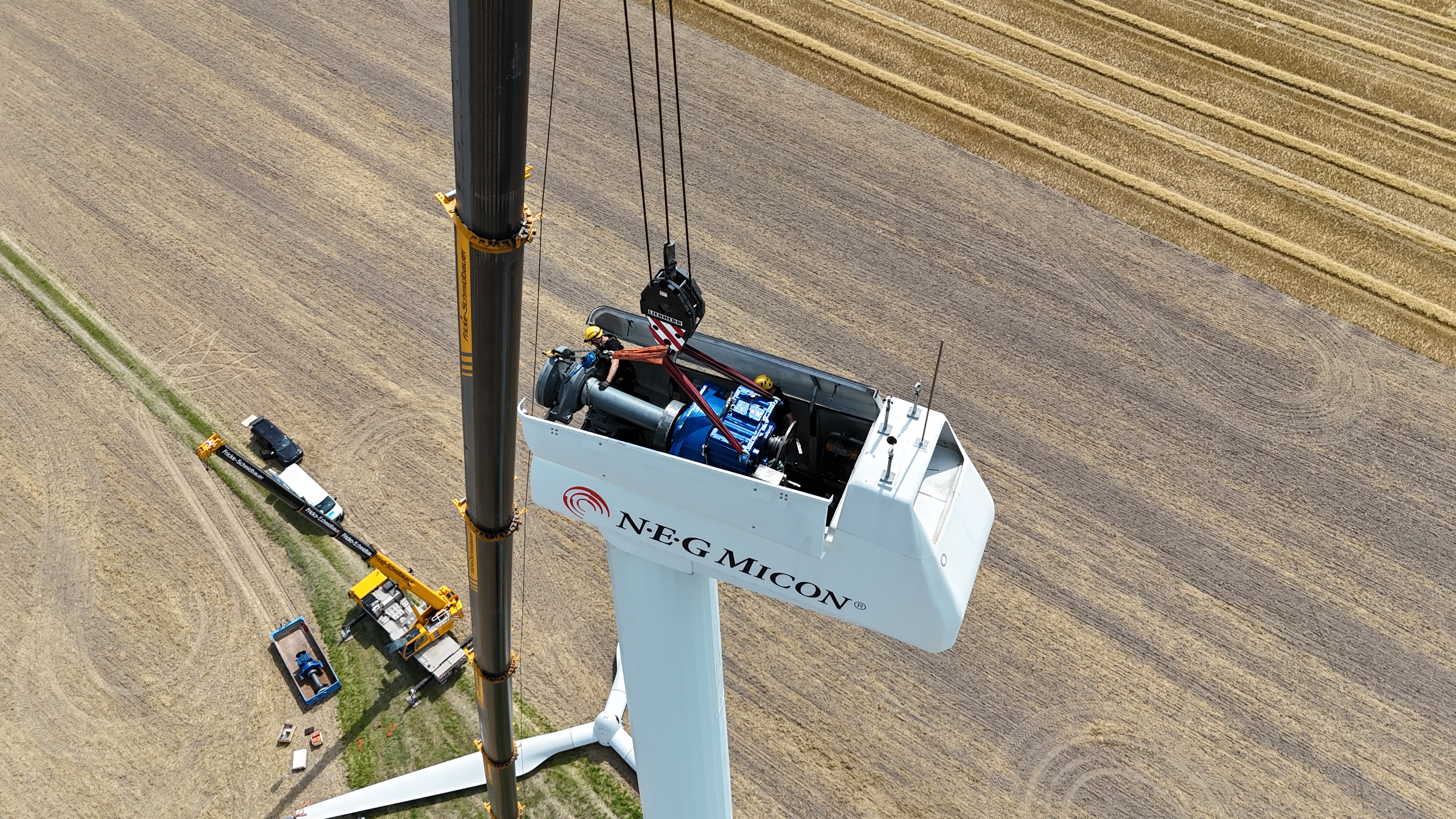 Drive-Train Exchange on a Micon NM 48