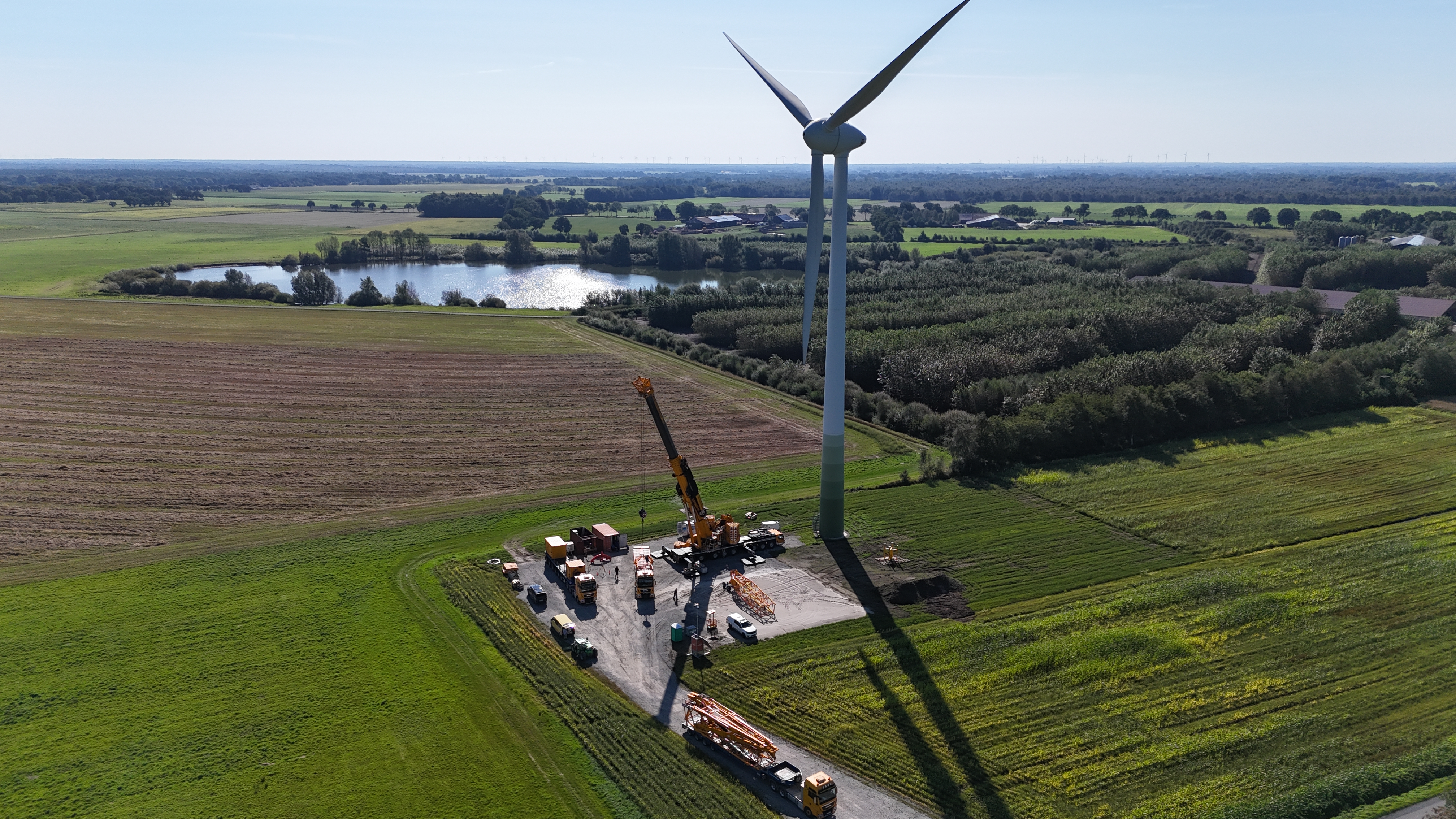 Aurich – Dismantling of Four Enercon E66 Turbines