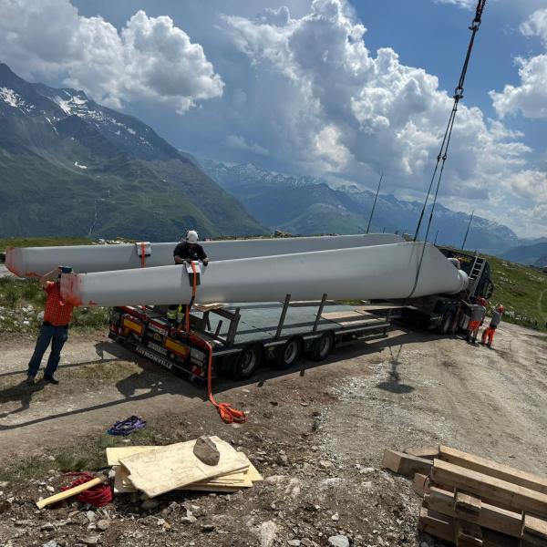 Gotthard – Dismantling of an Enercon E44